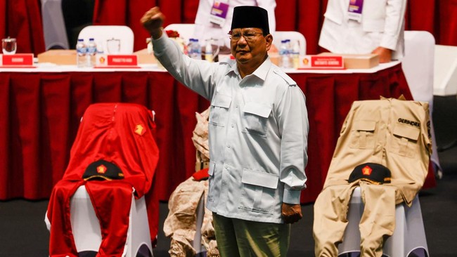 Ketum Gerindra Prabowo Subianto mempersilakan Ketum PAN Zulhas mendukung Wakil Ketua Dewan Pembina Gerindra Sandiaga Uno menjadi calon presiden (capres) 2024.