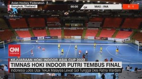 VIDEO: Timnas Hoki Indoor Putri Tembus Final