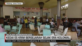 VIDEO: Kedai Es Krim Bersejarah Sejak Era Kolonial