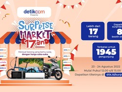 Awas Kalap! Voucher Hotel Bisa Ditawar Suka-Suka di Surprise Market 17an detikcom