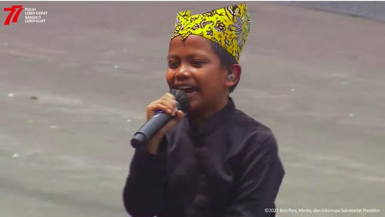 Farel Prayoga Farel PRayoga di Istana Negara