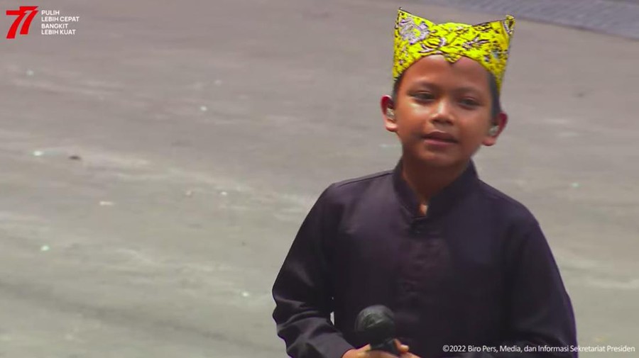 Farel Prayoga Farel PRayoga di Istana Negara