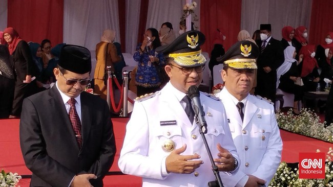 Gubernur DKI Anies Baswedan mengatakan pencabutan Pergub sedang berproses, dan tinggal menunggu harmonisasi dengan Kemendagri.