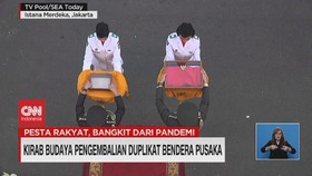 VIDEO: Kirab Budaya Pengembalian Duplikat Bendera Pusaka
