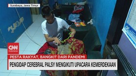VIDEO: Pengidap Cerebral Palsy Mengikuti Upacara Kemerdekaan