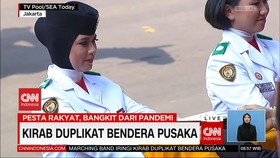 VIDEO: Penyerahan Duplikat Bendera Pusaka dan Teks Proklamasi