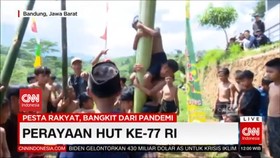 VIDEO: Perayaan HUT ke-77 RI di Bandung Jawa Barat