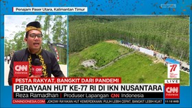 VIDEO: Perayaan HUT ke 77 RI di Ibu Kota Negara Baru Nusantara