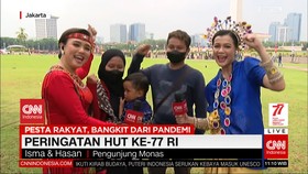 VIDEO: Peringatan HUT ke-77 RI di Monas
