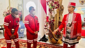 Pesan Jokowi ke Timnas U-16: Jangan Sampai Menurun