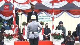 VIDEO: Upacara Perayaan HUT RI Ke77 di Tengah Suhu Dingin Tembagapura
