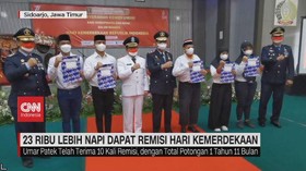 VIDEO: 23 Ribu Lebih Napi Dapat Remisi Hari Kemerdekaan