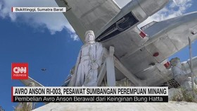 VIDEO: Avro Anson RI-003, Pesawat Sumbangan Perempuan Minang
