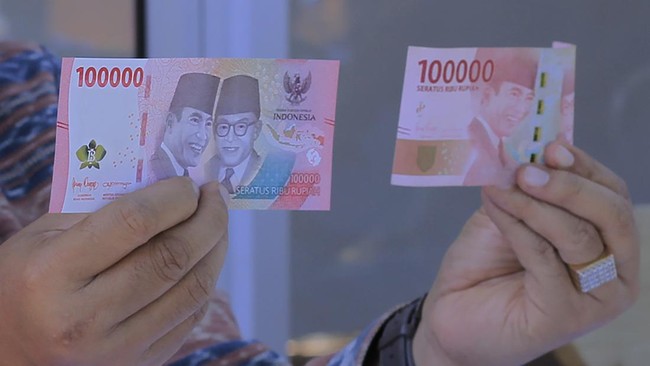 Bank Indonesia (BI) menerbitkan uang baru rupiah terdiri atas tujuh pecahan uang kertas. Berikut fakta-faktanya.