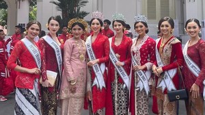 Berikut Sederet Gaya Busana Puteri Indonesia 2022 Saat Menghadiri Upacara HUT RI