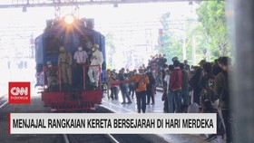 VIDEO: Menjajal Rangkaian Kereta Bersejarah di Hari Merdeka