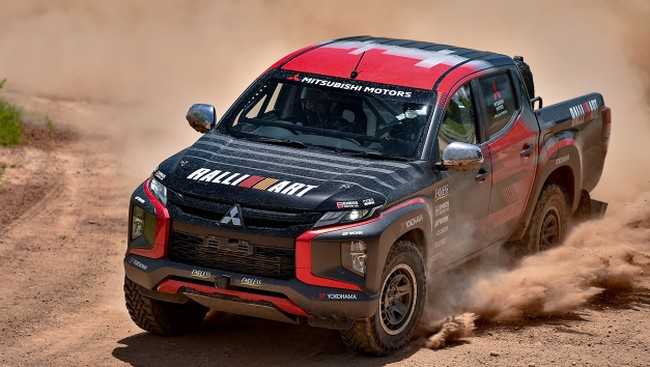 Pikap Triton akan berlaga di Asia Cross Country Rally (AXCR) 2022 yang berlangsung di Thailand, 21-26 November 2022.