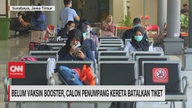 VIDEO: Belum Vaksin Booster, Calon Penumpang Kereta Batalkan Tiket