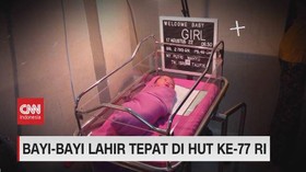 VIDEO: Bayi-Bayi Lahir Tepat di HUT ke-77 RI