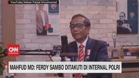 VIDEO: Mahfud MD: Ferdy Sambo Ditakuti di Internal Polri