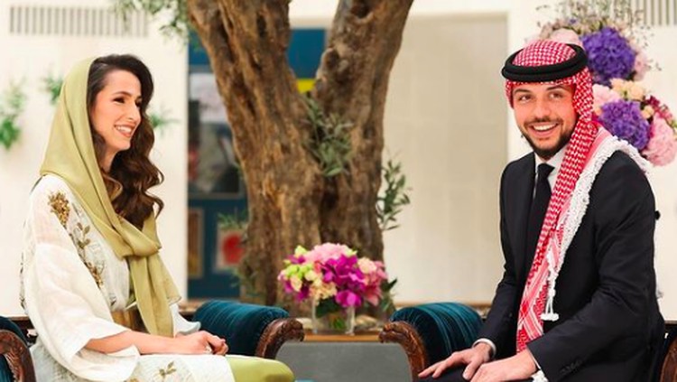 Pangeran Hussein bin Abdullah II & Rajwa Khaled Al-Saif Pangeran Hussein bin Abdullah II & Rajwa Khaled Al-Saif