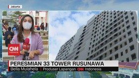 VIDEO: Pemprov DKI Resmikan 33 Tower Rusunawa di Jakarta Utara