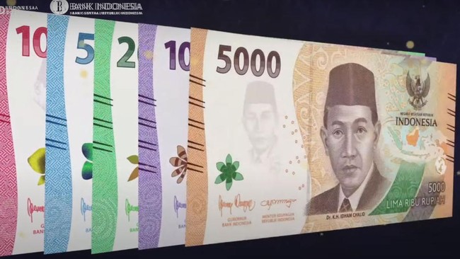 BI resmi merilis uang baru rupiah tahun emisi 2022 pada Kamis (18/8). Uang kertas baru tersedia dalam pecahan Rp1.000 hingga Rp100 ribu, berikut ciri-cirinya.