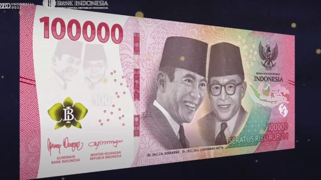 Bank Indonesia (BI) menyebut uang baru rupiah tahun emisi 2022 semakin sulit dipalsukan, karena semakin berkualitas.