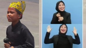 Kenalan dengan Winda Utami, Juru Bahasa Isyarat di HUT ke-77 RI yang Viral Ikut Goyang 'Ojo Dibandingke'