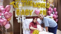 7 Potret Adik Syahrini Melahirkan Anak Ketiga di Hari Kemerdekaan 17 Agustus
