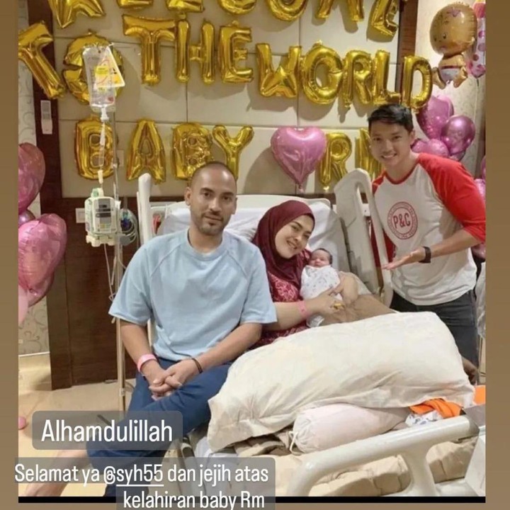 <p>Aisyahrani membagikan momen setelah dia melahirkan anaknya di media sosial. Hingga berita ini diturunkan, Aisyahrani belum mengumumkan nama anak ketiganya. Ia hanya mengungkapkan inisial nama RM. (Foto: Instagram @syh55)</p>
