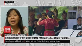 VIIDEO: Konduktor Perempuan Pertama Pimpin Gita Bahana Nusantara