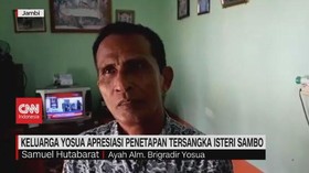 VIDEO: Keluarga Yosua Apresiasi Penetapan Tersangka Istri Sambo