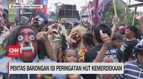 VIDEO: Pentas Barongan Isi Peringatan HUT Kemerdekaan