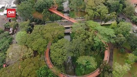 VIDEO: Tebet Eco Park Buka Lagi, Pengunjung Dibatasi
