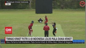VIDEO: Timnas Kriket Putri U-19 Indonesia Lolos Piala Dunia Kriket