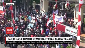 VIDEO: Unjuk Rasa Tuntut Pemberantasan Mafia Tanah