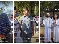 Totalitas! Kostum Kemerdekaan Viral di TikTok, Jadi Soeharto sampai Ustaz