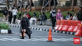FOTO: Redup Geliat Citayam Fashion Week di Dukuh Atas