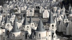 Penampakan Kota Penuh Kastil Bak Film Disney yang Terbengkalai 8 Tahun