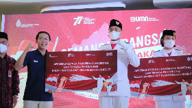 BRI Beri Dana Pendidikan bagi 68 Paskibraka dan 1.800 Anak Pelaku UMKM