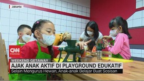 VIDEO: Anak-Anak Aktif Di Playground Edukatif