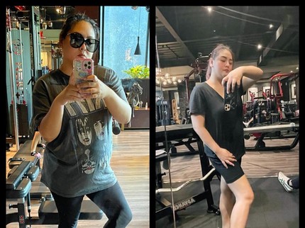 7 Potret Transformasi Audy Item Diet BB Turun 20 Kg, Langsing dan Bikin Pangling