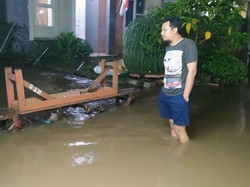 Perumahan Pondok Payung Mas Ciputat Banjir, Ketinggian Air Capai 70 Cm