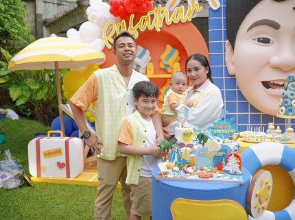 7 Potret Mewah Ultah Rafathar, Dihadiri Eks Pesepakbola Dunia Michael Owen