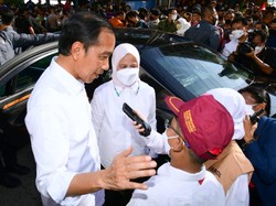 Kunker ke Surabaya, Jokowi Ditanya Cara Jadi Presiden oleh Wartawan Cilik