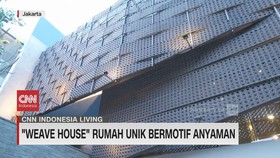 VIDEO: 'Weave House' Rumah Unik Bermotif Anyaman