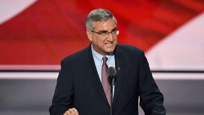 Eric Holcomb yang merupakan Gubernur Indiana, Amerika Serikat, mengunjungi Taiwan pada Minggu (21/8), saat China masih meradang.