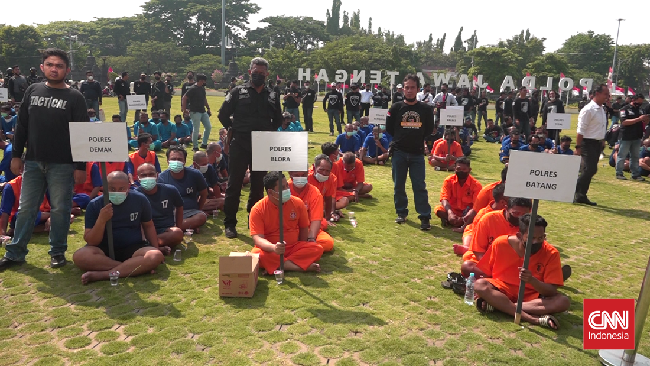 Selama Agustus 2022, Polda Jateng dan jajaran di bawahnya mengungkap 131 kasus perjudian yang melibatkan sekitar 275 pelaku.