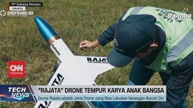 VIDEO: 'Rajata', Drone Tempur Karya Anak Bangsa
